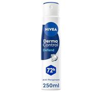NIVEA Derma Control Defend Spray (250ml), Anti-Perspirant Spray with Hyaluronic Acid and Pro-Vitamin B5, 72H Protection Deodorant for Sensitive Skin