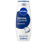 NIVEA Derma Control Restore Shower Gel 500ml, Moisturising Body Wash with Hyaluronic Acid and Vitamin E, Ideal for Sensitive Skin, Hypoallergenic Fragrance