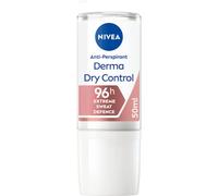 NIVEA Derma Dry Control Antiperspirant 96h Deodorant Roll-On (50 ML), Women’s' Deodorant with Extreme Sweat and Odour Defence and Skin Protection