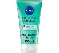 NIVEA Derma Skin Clear Anti-Blemish Face Scrub with Salicylic Acid, 150ml