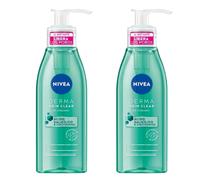 NIVEA Derma Skin Clear Facial Anti-Pore Cleansing Gel 150ml / 5.07oz (Pack Of 2)