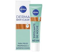 NIVEA Derma Skin Clear Peeling Night Scrub 40ml Exfoliating Infection Prone Skin Cream Vegan Formula Regenerating