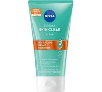 NIVEA Derma Skin Clear Scrub (150ml), Exfoliating Face Scrub, Salicylic Acid Face Wash Enriched with Niacinamide to Unclog Pores and Refine Textures, For Blemish-Prone Skin