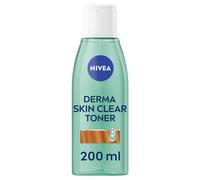 NIVEA Derma Skin Clear Toner (200ml), Cleansing and Hydrating Toner, Salicylic Acid Toner Enriched with Niacinamide to Rebalance The Skin and Remove