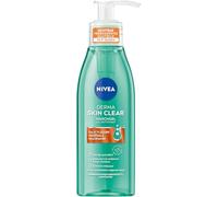 NIVEA Derma Skin Clear Wash Gel, Cleanser for a Visibly Improved Skin, Effective Facial Cleansing for Blemished Skin with Salicylic Acid & Niacinamide (150 ml)