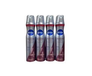 Nivea Diamond Gloss Styling Spray, 4 x 250 ml