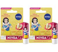 NIVEA Disney Princess Snow White Limited Edition Dream Candy Apple Lip Balm (4.8g), Unique Disney Princess Inspired Lip Balm for Kids, Contains Moisturising Shea Butter for 24 Hour Moisture