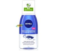 3 x Nivea Daily Essentials DOUBLE EFFECT Eye Make Up Remover 125ml