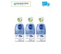3 x Nivea Daily Essentials DOUBLE EFFECT Eye Make Up Remover 125ml
