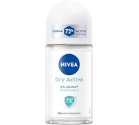 Nivea Dry Active Roll-On Deodorant, Antiperspirant Roller with 72-Hour Protection and Antibacterial Dual Protect Formula, Nourishing Deodorant with Fresh Fragrance (50 ml)