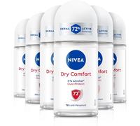 NIVEA Dry Confidence 72H Anti-Perspirant Roll-On 8.33 ml (Pack of 6)