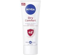 NIVEA Dry Comfort Deodorant Cream, Antiperspirant with 48-Hour Protection Against Sweat and Odour, Nourishing Deodorant with Dual Protect Formula, No Ethyl Alcohol (75 ml)
