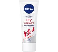 Nivea Dry Comfort Deodorant Cream for Women Antiperspirant Protection, Tube, 75 ml