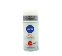 NIVEA Dry Comfort Roll-On Deodorant (50 ml), Re Antiperspirant with Minerals for Dry Skin Feeling, with 48h Protection and Dual Active Formu
