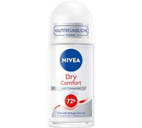 NIVEA Dry Comfort Roll-On Deodorant (50 ml), Re Antiperspirant with Minerals for Dry Skin Feeling, with 48h Protection and Dual Active Formu