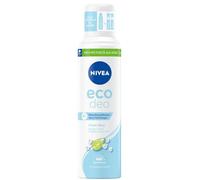 Nivea Eco Deodorant Spray 0% Aluminium Fresh Blue 125 ml Pack of 6