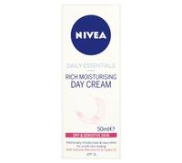 Nivea Essentials Day Cream 24 Hour Moisture and Rich, SPF 15, 50 g