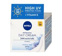 Nivea Essentials Refreshing Day Cream SPF 30, Normal skin needs light but effective care to keep it hydrated, fresh and protected all day long, 50 ml, Pack of 1