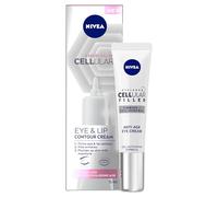 NIVEA Expert Filler Cellular Eye and Lip Contour Cream, 15 ml | Anti-Ageing Cream with Hyaluronic Acid, Firms Eye and Lip Contours, Fills Wrinkles, Reduces Dark Circles, Firms Skin