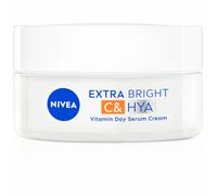 Nivea Extra Bright C HYA Vitamin Day Serum-Cream, SPF30, 50ml, Lightweight Formula with Vitamin C and Hyaluronic Acid for Brightening