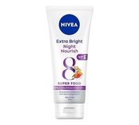 Nivea Extra Bright Night Nourish Body Serum, with 95% Pure Vitamin C, Q10, Vitamin E and 8 Superfoods, 180ml