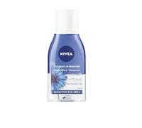 NIVEA Eye Make-up Remover Cornflower, 125 ml (Pack of 2) Biphasic Makeup Cleansing Lotion, Enriched with Cornflower Extract, Effectively Dissolves Waterproof Mascara and Maintains Natural Beauty