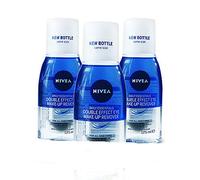 NIVEA Eye Make-Up Remover Double Effect, 125ml (Pack of 3)
