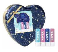 Nivea FEEL LUSCIOUS Gift Set - 4 Lip Balms -Rose, Pearly Shin, Hydro, Original