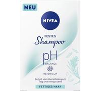 NIVEA Firm Solid Shampoo pH Balance for Oily Hair (75 g), Coconut Milk, Vegan F