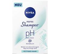NIVEA Firm Solid Shampoo pH Balance for Oily Hair (75 g), Coconut Milk, Vegan Formula, 80% Recycled Packaging