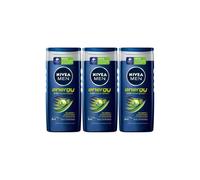 Nivea For Men Energy 2 in 1 Shower Gel 250ml (Pack of 3)