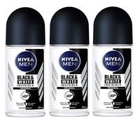 Nivea for Men Invisible for Black and White 48 Hours Deodorant Roll on 50 Ml. l by Nivea