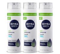 NIVEA FOR MEN Sensitive, Shaving Gel 7 oz (Pack of 3)