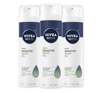 NIVEA FOR MEN Sensitive, Shaving Gel 7 oz (Pack of 3)