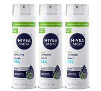 NIVEA FOR MEN Sensitive, Shaving Gel 7 oz (Pack of 3)
