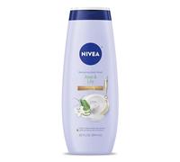 NIVEA Fresh Aloe and Lily Refreshing Body Wash with Nourishing Serum, 20 Fl Oz Bottle