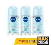 Nivea Fresh Energy Deo Roll-on Anti-Germ Infini-Fresh Lemongrass Women 3-Pack