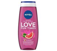 NIVEA Fresh Love Fun Times Shower Gel Pink Grapefruit 250ml | Refreshing Body Wash | 24H Fresh Feel | Skin pH Balanced | Daily Shower Gel