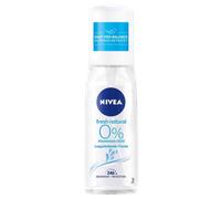 NIVEA Fresh Natural Deodorant Atomiser, Deodorant Spray without Aluminium (ACH) with Gentle Care, Antibacterial Deodorant with 48-Hour Protection & Unique Infini-Fresh Formula (75 ml)