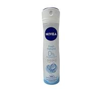 Nivea Fresh Natural Spray 0% Aluminium - 6 x 150 ml Storage Containers - Total: 900 ml