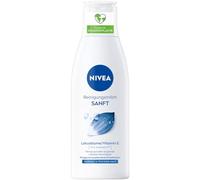 NIVEA Gentle cleansing milk for normal and dry skin, make-up remover cleans thoroughly, mild facial cleansing removes make-up and waterproof mascara, cleanser with vitamin E (200 ml)