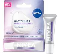 NIVEA Glowy Lips Balm - lip balm, hyaluronic acid, vitamin E, glycerin and magnolia extract - 10 ml