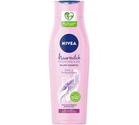 NIVEA Haarmilch Natürlicher Glanz pH-Balance Shampoo (250 ml), Haarshampoo für glanzloses Haar, Shampoo für trockenes Haar mit Mandelmilch und Magnolien-Extrakt