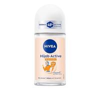 Nivea Hijab Active Bright & Dry Roll-On Deodorant, 50ml, with Micro Vitamin C from 8 Superfoods, 0% Alcohol