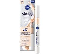 NIVEA Hyaluron Cellular Filler 3-in-1 Eye Care Concealer Light (4 ml), Anti-Age With Hyaluron for Dark Circles, Redness and Pimples