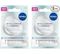 NIVEA Hyaluron Moisture Plus Lip Balm (5.2g), Ultra-Light Lip Balm Stick