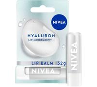 NIVEA Hyaluron Moisture Plus Lip Balm (5.2g), Ultra-Light Lip Balm Stick with Hyaluronic Acid, Provides 24H Moisture and Visibly Smoother Lips