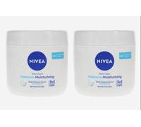 Nivea Intensive Moisturising Body Cream 48h Moisture Pack of x2 400ml each