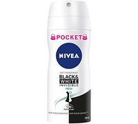 Nivea Invisible Deodorant Atomiser for Black and White Pocket Size 100 ml - Pack of 4