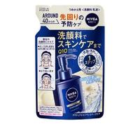 Nivea Japan - Men Active Age One Step Care Q10 Facial Wash Lightly Scent Refill 130ml
